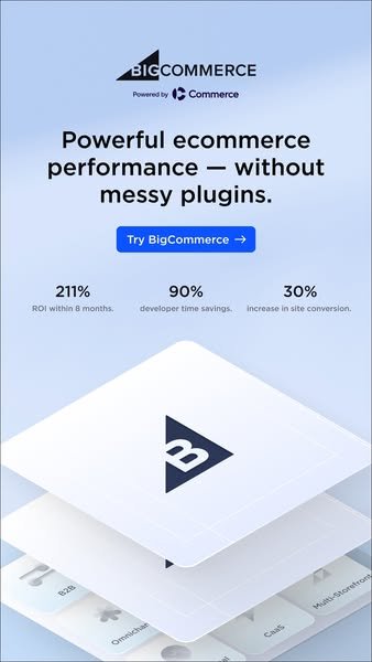 Real BigCommerce Meta ad: Outgrowing your platform? Switch to BigCommerce