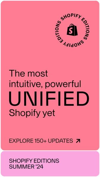 Real Shopify Meta ad: The most unified Shopify yet — Shopify Editions campaign, 686 days running
